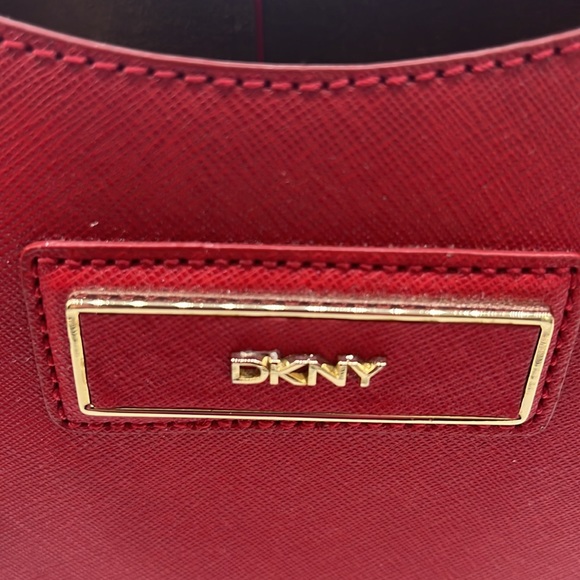 Dkny Bags Dkny Red Crossbody Bucket Bag Crossbody And Handles